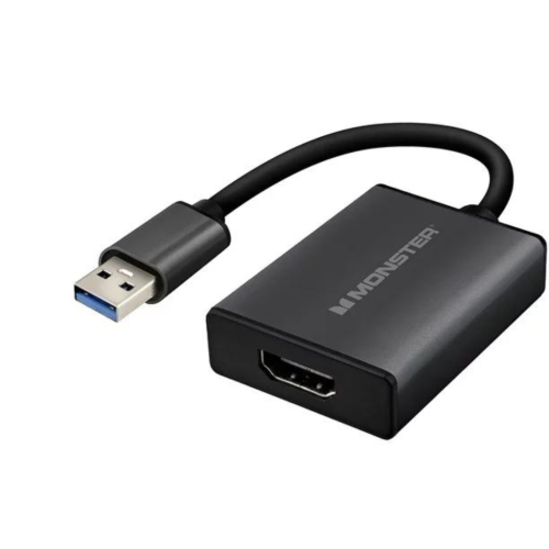 Monster MHV1-2003-US USB 3.0 To HDMI Adapter, 2K 1080p quality, Link up to a computer