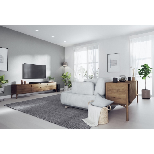 Yamaha - barre de son SR-X50ABL compatible DOLBY ATMOS® avec haut-parleur d'extrêmes graves sans fil - Noir