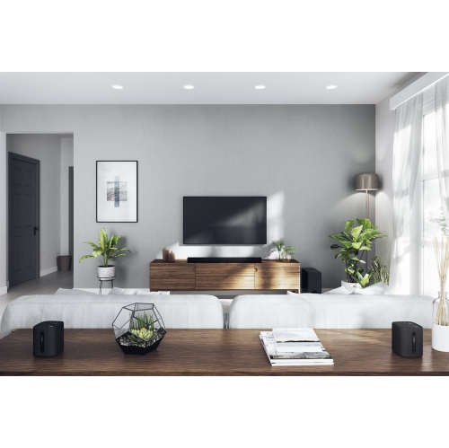 Yamaha - barre de son SR-X50ABL compatible DOLBY ATMOS® avec haut-parleur d'extrêmes graves sans fil - Noir