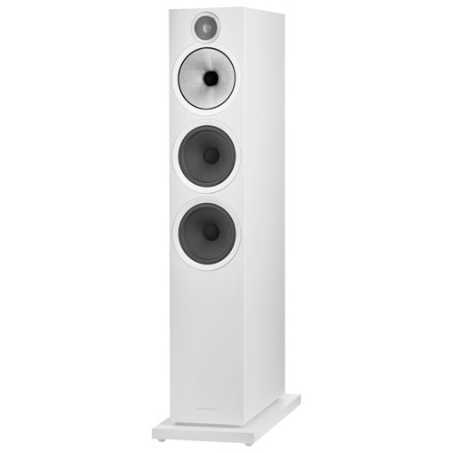Haut-parleur colonne 603 S3 de Bowers & Wilkins - À l'unité - Blanc