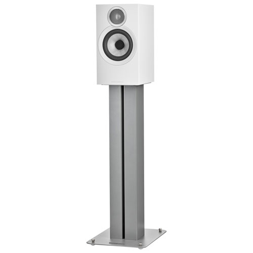 Haut-parleur d'étagère 607 S3 de Bowers & Wilkins - Paire - Blanc