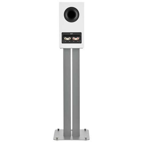 Haut-parleur d'étagère 607 S3 de Bowers & Wilkins - Paire - Blanc