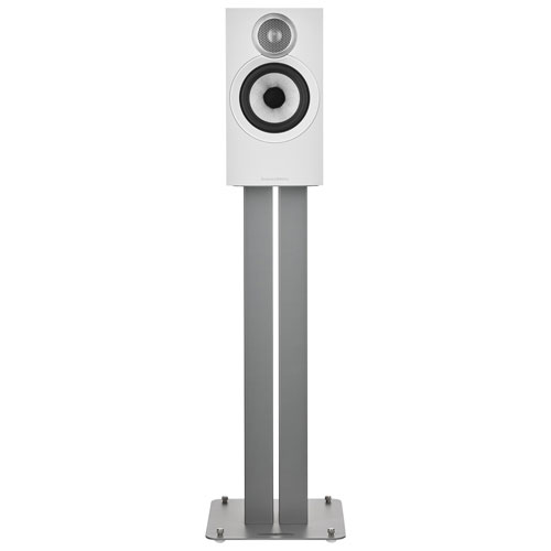 Haut-parleur d'étagère 607 S3 de Bowers & Wilkins - Paire - Blanc