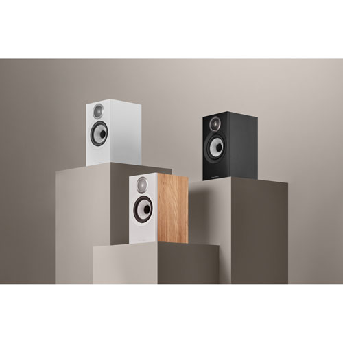 Haut-parleur d'étagère 607 S3 de Bowers & Wilkins - Paire - Blanc