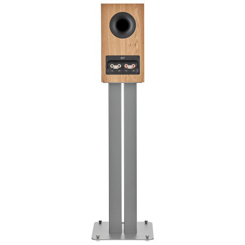 Haut-parleur d'étagère 607 S3 de Bowers & Wilkins - Paire - Chêne