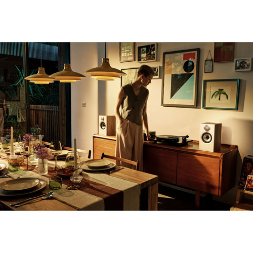 Haut-parleur d'étagère 607 S3 de Bowers & Wilkins - Paire - Chêne