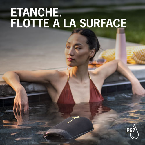 Haut-parleur Bluetooth sans fil étanche Epicboom d'Ultimate Ears - Blanc