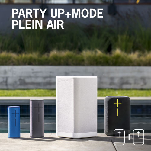 Haut-parleur Bluetooth sans fil étanche Epicboom d'Ultimate Ears - Blanc