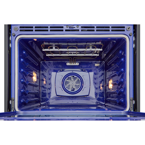 Four mural combiné électrique avec convection à ventilateur 30 po de LG - Inox antiempreinte