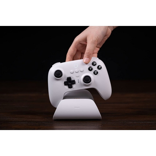 8Bitdo Ultimate Bluetooth Wireless Controller with Charging Dock for PC, Nintendo Switch, Steam Deck - White
