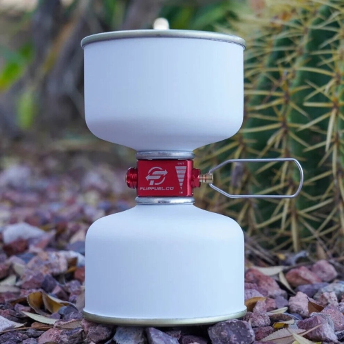 FLIPFUEL ISOBUTANE TRANSFER VALVE | Stove Gas Isobutane Canister Transfer device