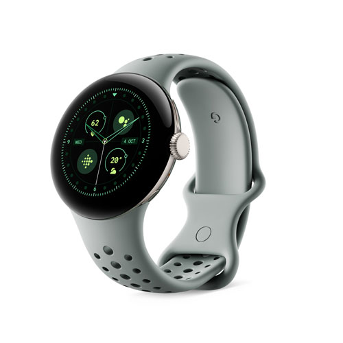 Bracelet sport pour Pixel Watch 2 de Google - Vert lichen - Grand