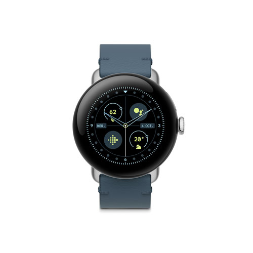 Google Pixel Watch 2 Leather Band - Moondust - Small