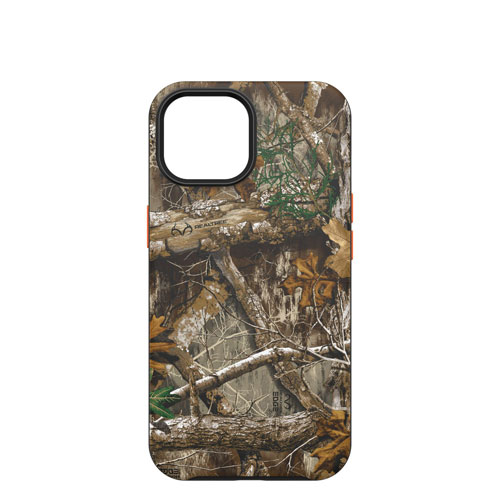 Étui rigide ajusté Symmetry d'OtterBox avec MagSafe pour iPhone 15 - RealTree Blaze Edge