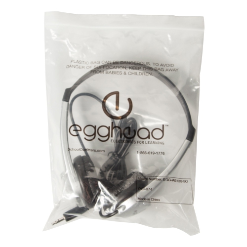 EGGHEAD  Stereo School Headphone W/leatherette Ear Cushion (Pack Of 20)