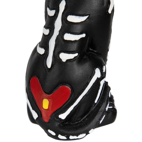 5" Black Day of the Dead Skeleton Dog Figurine Decoration