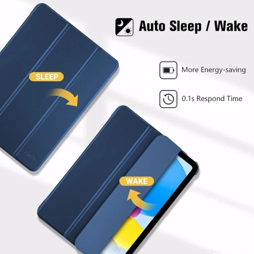 IPad 11ᵉ 10e génération 2025 , étui 10ᵉ 9&nbsp;po génération - Smart Folio Cover (2022) - Bleu marine