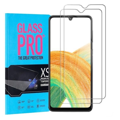 [PAQUET DE 2] Protecteur d'écran en verre trempé pour Galaxy A34 5G de Samsung - compatible avec les étuis