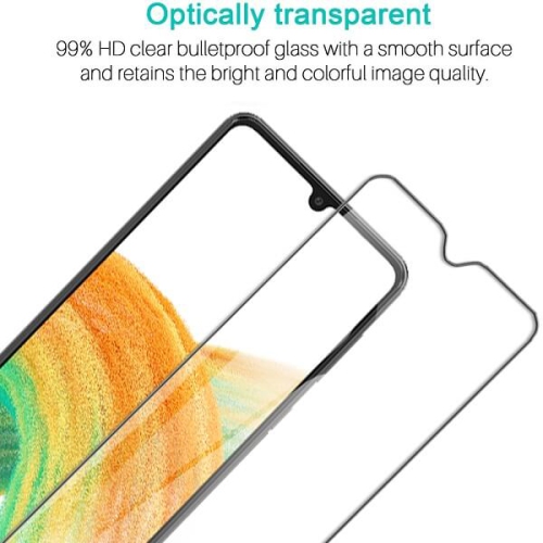 [PAQUET DE 2] Protecteur d'écran en verre trempé pour Galaxy A34 5G de Samsung - compatible avec les étuis