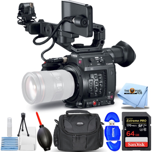 Canon EOS C200 UHD 4K Cinema Camera 2215C002 - 7PC Accessory Bundle