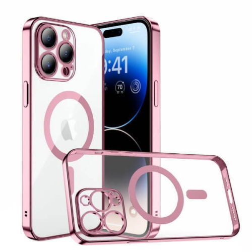 Apple Fitted Hard Shell Case with MagSafe for iPhone 14 Pro Max - Rose Gold