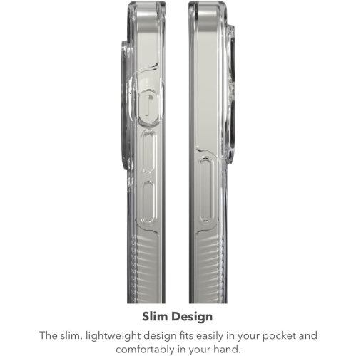 ZAGG GEAR4 Crystal Palace Clear Case with Advanced Impact Protection D3O , for Apple iPhone 13 and Apple iPhone 14 , 5G , Clear