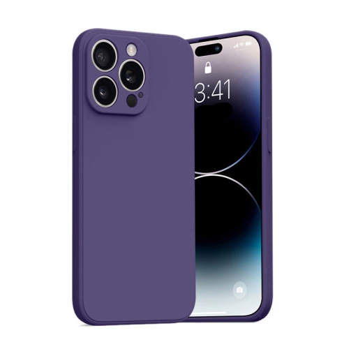 PANDACO Soft Shell Matte Violet Case for iPhone 15 Pro