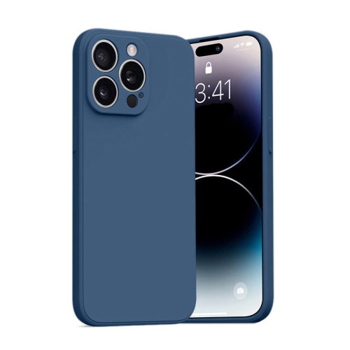 PANDACO Soft Shell Matte Navy Case for iPhone 15 Pro