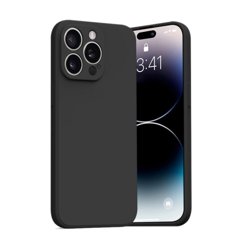 PANDACO Soft Shell Matte Black Case for iPhone 15 Pro