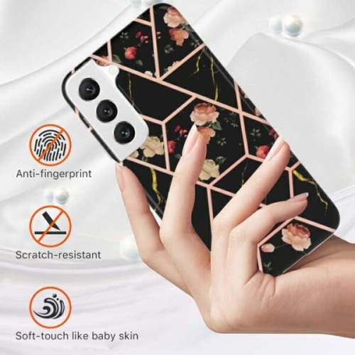 SuperShield Samsung Galaxy S22 Plus 5G Case Hardback Marble Pattern Slim Design Enhanced Camera and Screen Protection Girls and Women Galaxy S22+