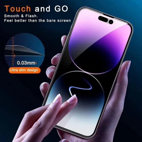 Designed for iPhone 14 Screen Protector for iPhone 13/13 Pro Privacy Screen Protectors Tempered Glass [Case Friendly] [Anti Scratch] [Full Coverage]
