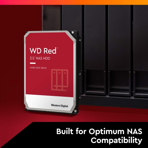 Western Digital – disque dur interne WD Red NAS 6 To, 5400 tr/min, SATA 6 Gb/s, SMR, 256 Mo cache, 3,5 po - WD60EFAX