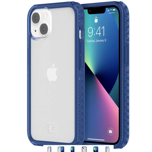 INCIPIO  Grip Series Case for 6.1-Inch Iphone 13, Clear/blue