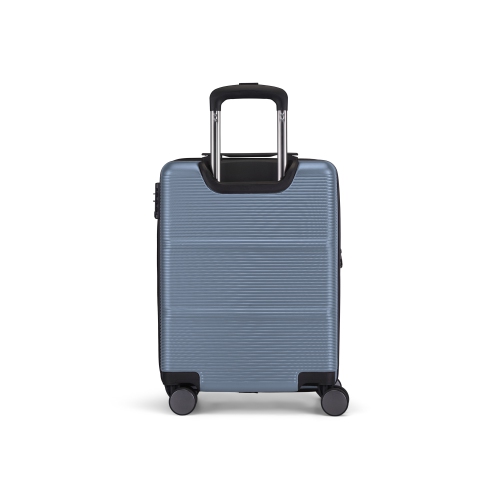 Bugatti - Brussels 3 Piece Hardside Luggage Set with Expansion - Blue