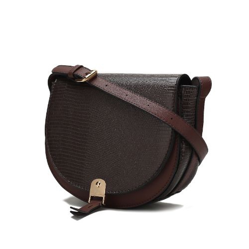 MKF COLLECTION  Adalyn Snake Embossed Vegan Leather Women’S Shoulder Handbag By Mia K In Multicolor