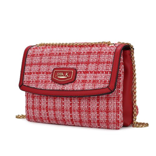 MKF Collection Mackenzie Tweed Women’s Shoulder Bag by Mia K