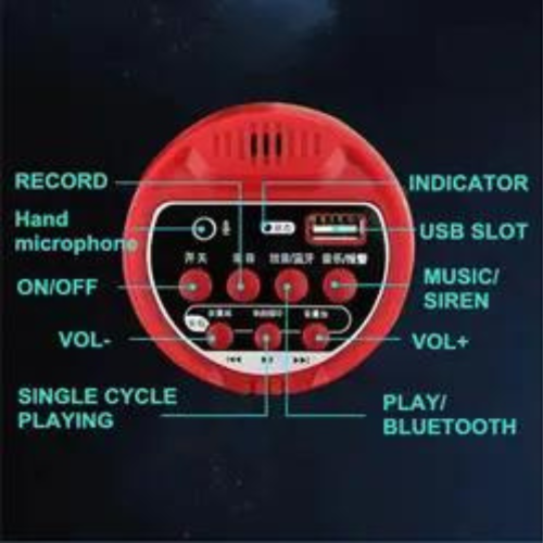 MP8648 Handheld speaker megaphone Megaphone with USB ,Bluetooth