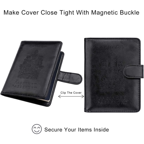 RFID Blocking Passport Holder Travel Wallet Cover Case