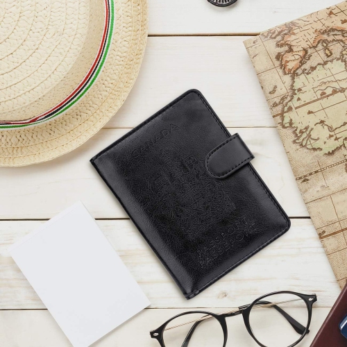 RFID Blocking Passport Holder Travel Wallet Cover Case