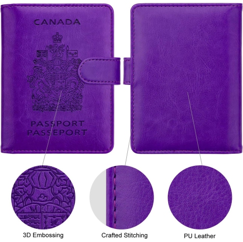 RFID Blocking Passport Holder Travel Wallet Cover Case