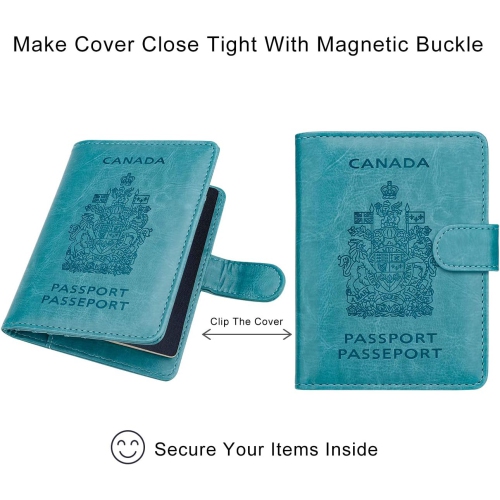 RFID Blocking Passport Holder Travel Wallet Cover Case