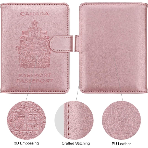 RFID Blocking Passport Holder Travel Wallet Cover Case