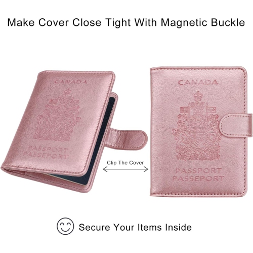 RFID Blocking Passport Holder Travel Wallet Cover Case