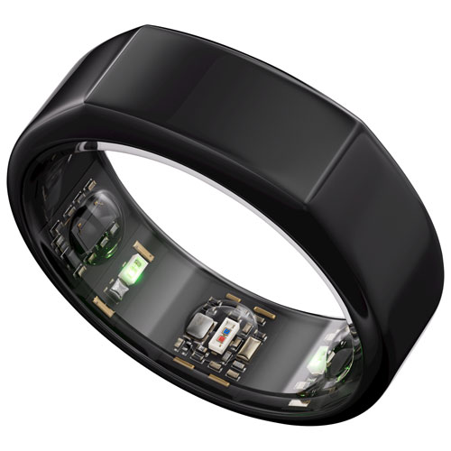 Oura Ring Gen3 - Heritage - Size 10 - Black | Best Buy Canada