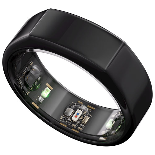 Oura Ring Gen3 - Heritage - Size 11 - Black | Best Buy Canada