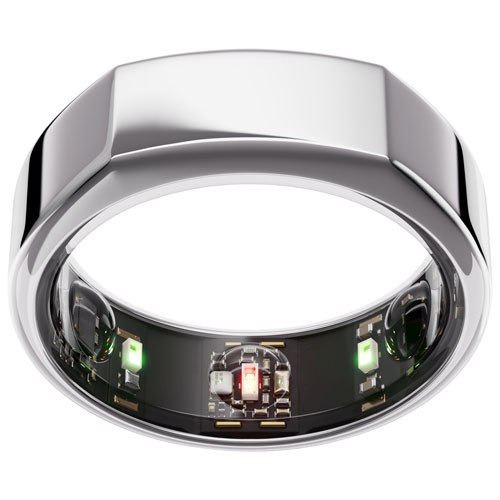 Oura Ring Gen3 - Heritage - Size 9 - Silver | Best Buy Canada