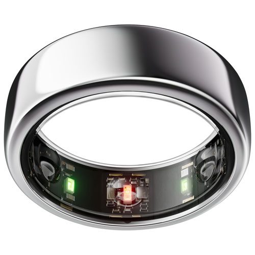 Oura Ring Gen3 - Horizon - Size 11 - Silver | Best Buy Canada