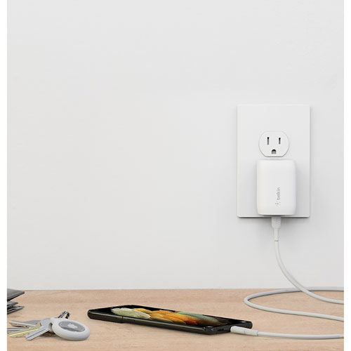 Belkin 30W USB-C Power Delivery 3.0 Wall Charger with 1m USB-C Cable