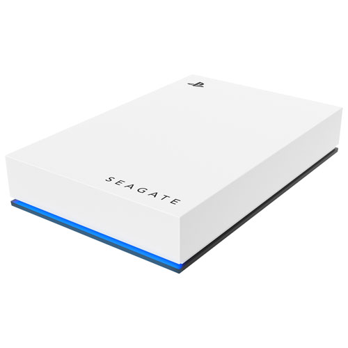 Seagate 5TB USB 3.0 External Hard Drive for PlayStation (STLV5000100) - White
