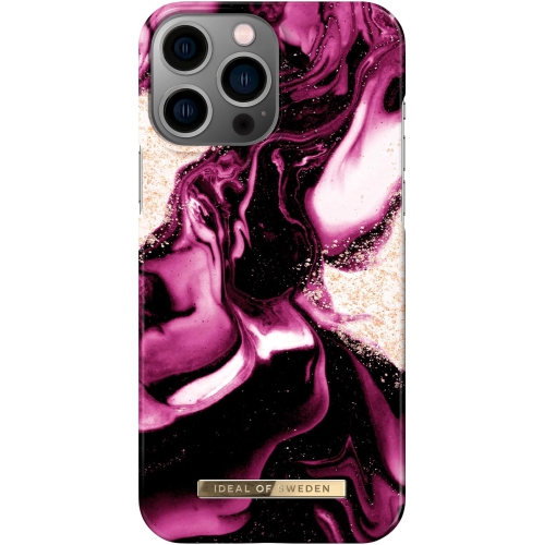 IDEAL OF SWEDEN  Fashion Case for Iphone 13 And Iphone 14 - Golden Ruby Marble